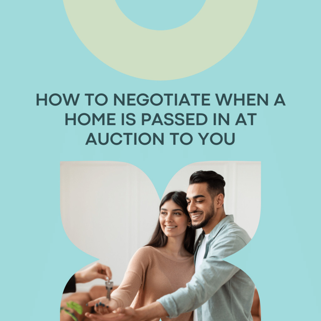 how to negotiate when a property is passed in to you