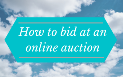 How to bid at an online auction